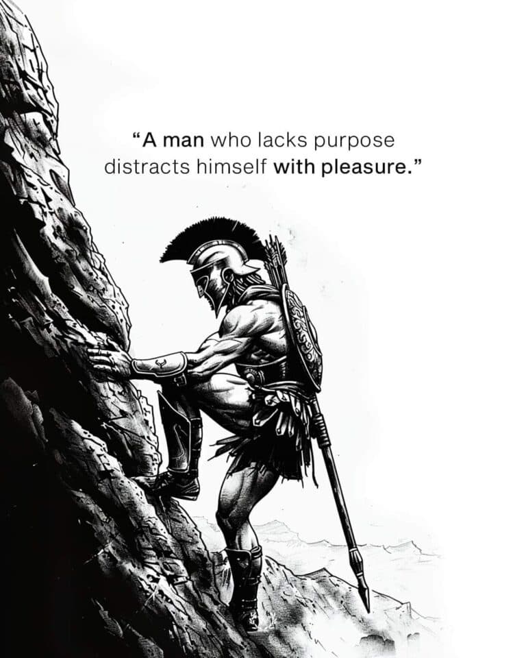 "A man who lacks purpose distracts himself with pleasure." leadership blog by Clay Hicks