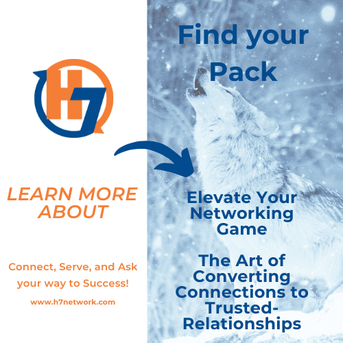Welcome to the fourth installment in our series: The Art of Converting Connections to Trusted-Relationships, on the Top 3 Best Practices in networking and word-of-mouth marketing by Clay Hicks, CEO and Founder of H7 Network. In the third installment of our “Why Am I Not Getting Referrals?” series we dove into the third challenge—building relationships unproductively—which stands as a cornerstone for success in networking and business building. This final part of the series emphasizes the importance of cultivating meaningful, Trusted-Relationships as well as Trusted-Champion Relationships, and how strategic approaches can transform your networking efforts into fruitful outcomes in H7 and other networking groups.
