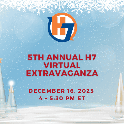 Get ready to ignite your curiosity and enthusiasm by joining us for our 5th Annual Virtual Holiday Extravaganza. During this thrilling event, prepare to dive into a virtual trivia contest, masterfully orchestrated by H7 member Danny Spiegel of Trivial Events.